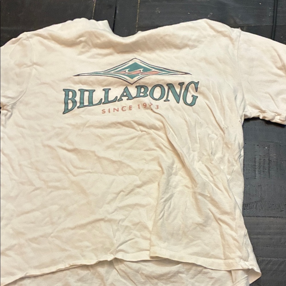 Billabong Off-White Logo Tee
